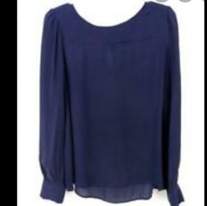 J. Crew Talitha 100% silk long sleeve blouse sz 00